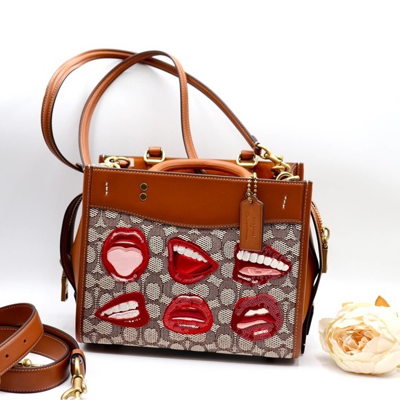 NWT AUTHENTIC Coach X Tom Wesselmann Rogue 25 In Signature Textile Jacquard - Picture 7 of 10